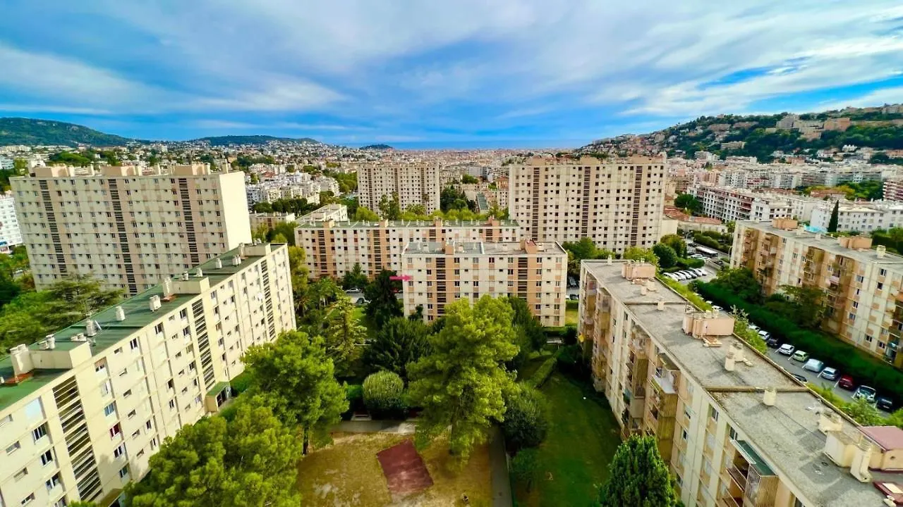 Nice Nord 2 Pieces Calmes,Wifi,Clim,Balcon,Parking 0*,  Frankreich