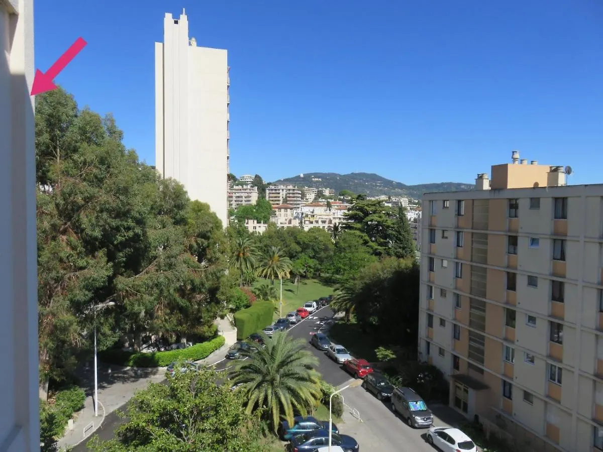 Nice Nord 2 Pieces Calmes,Wifi,Clim,Balcon,Parking Apartament